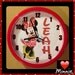 Personalized Minnie Mouse Wall Clock