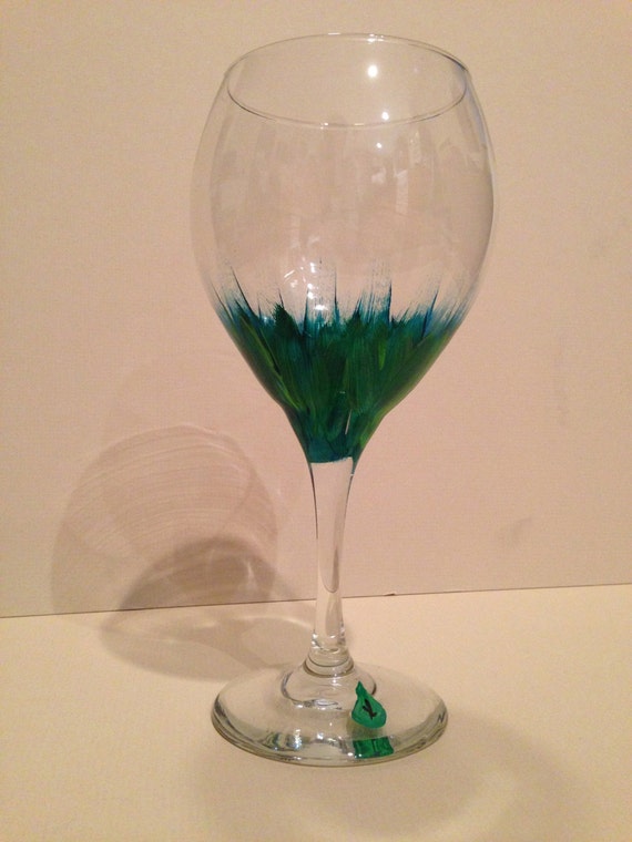 Aqua Wine Glasses