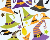 80% OFF SALE Halloween Hats clipart, commercial use, vector graphics, digital clip art, digital images - CL574 Il_170x135