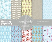 80% OFF SALE Christmas digital paper, commercial use, scrapbook papers, background - PS563 Il_170x135