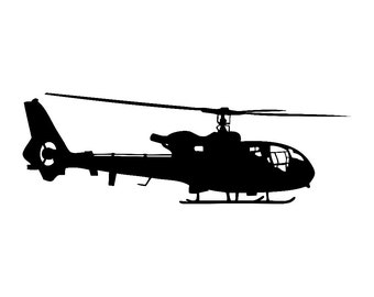 MD 500 Helicopter Vinyl Decal