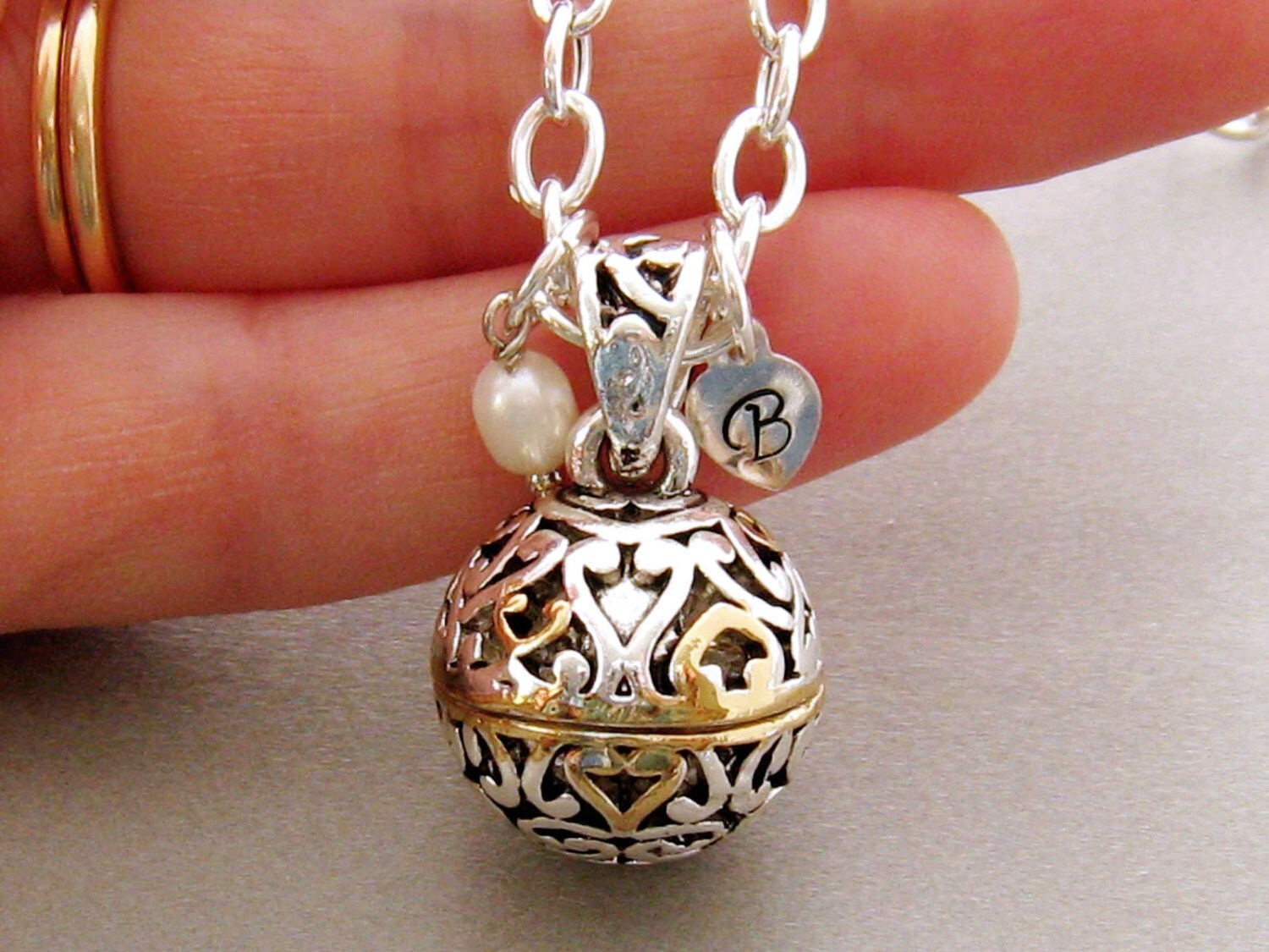Prayer Box Necklace Secret Compartment Locket Necklace