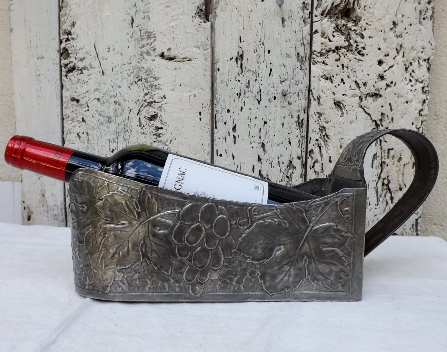 4 bottle metal wine rack