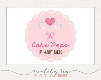 Popular items for cake pop logo on Etsy