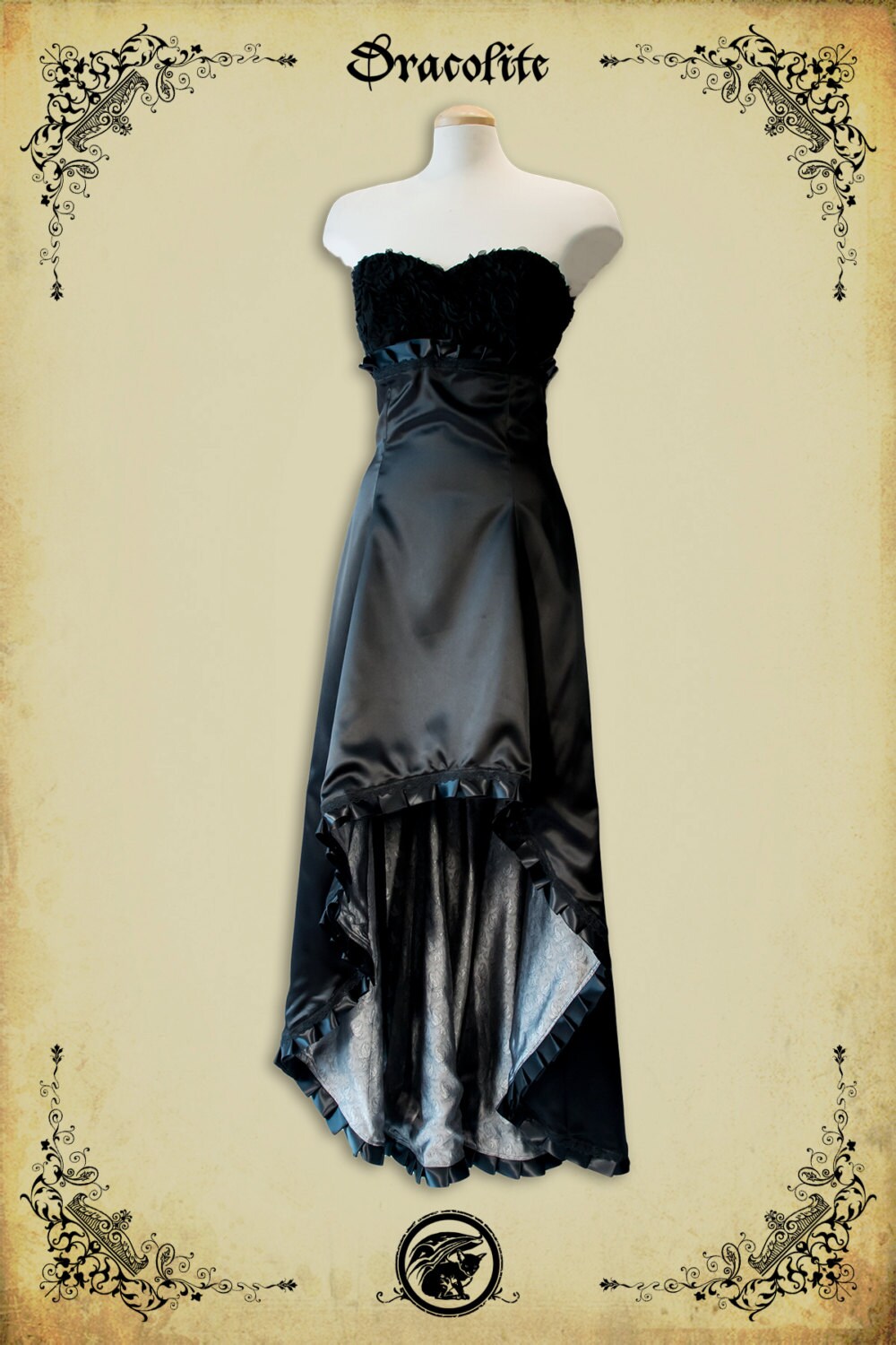 Salome Dress Steampunk prom dress Steam punk dress for prom