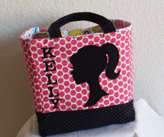 barbie canvas tote