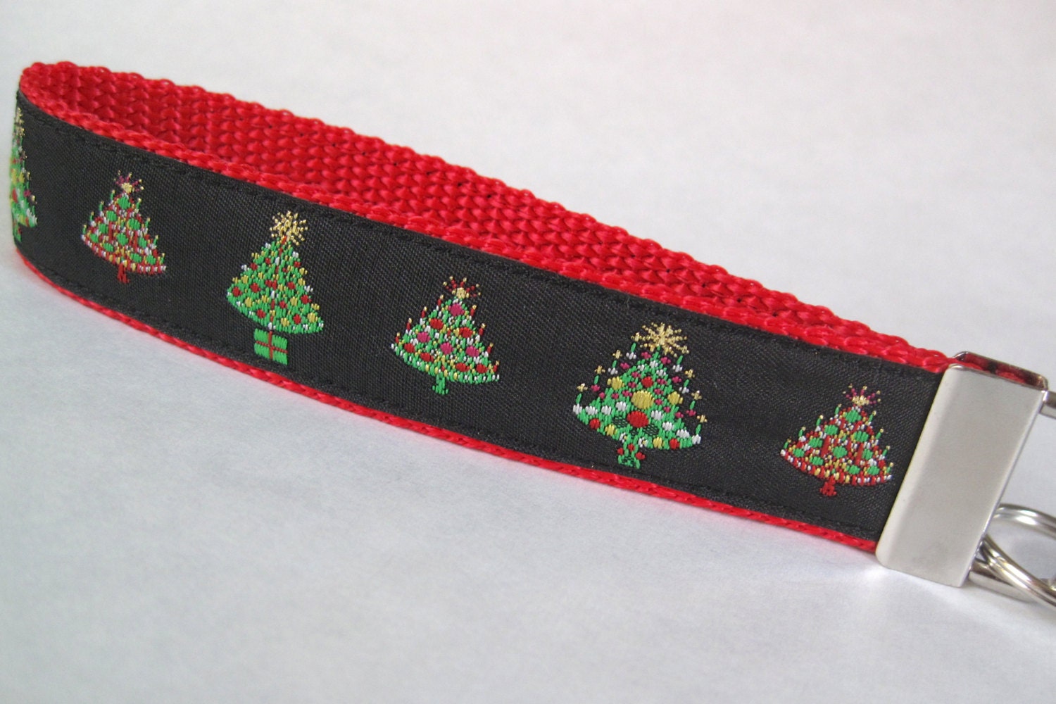O Christmas Tree Key Fob Customizable by ThePerkyPet on Etsy