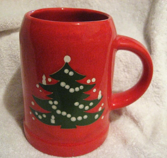 waechtersbach christmas tree tankard mug stein 5 tall waechtersbach christmas tree tankard mug stein 5 tall