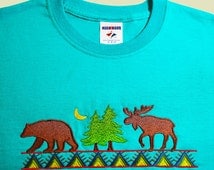 Popular items for moose t shirt on Etsy