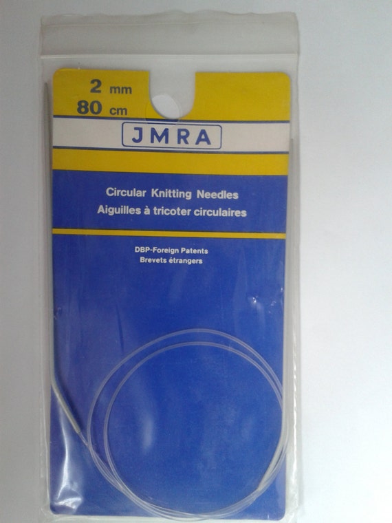 Items similar to Perl Inox Circular Lace Knitting Needles US Size 0, 2