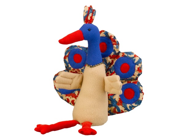 peacock soft toy