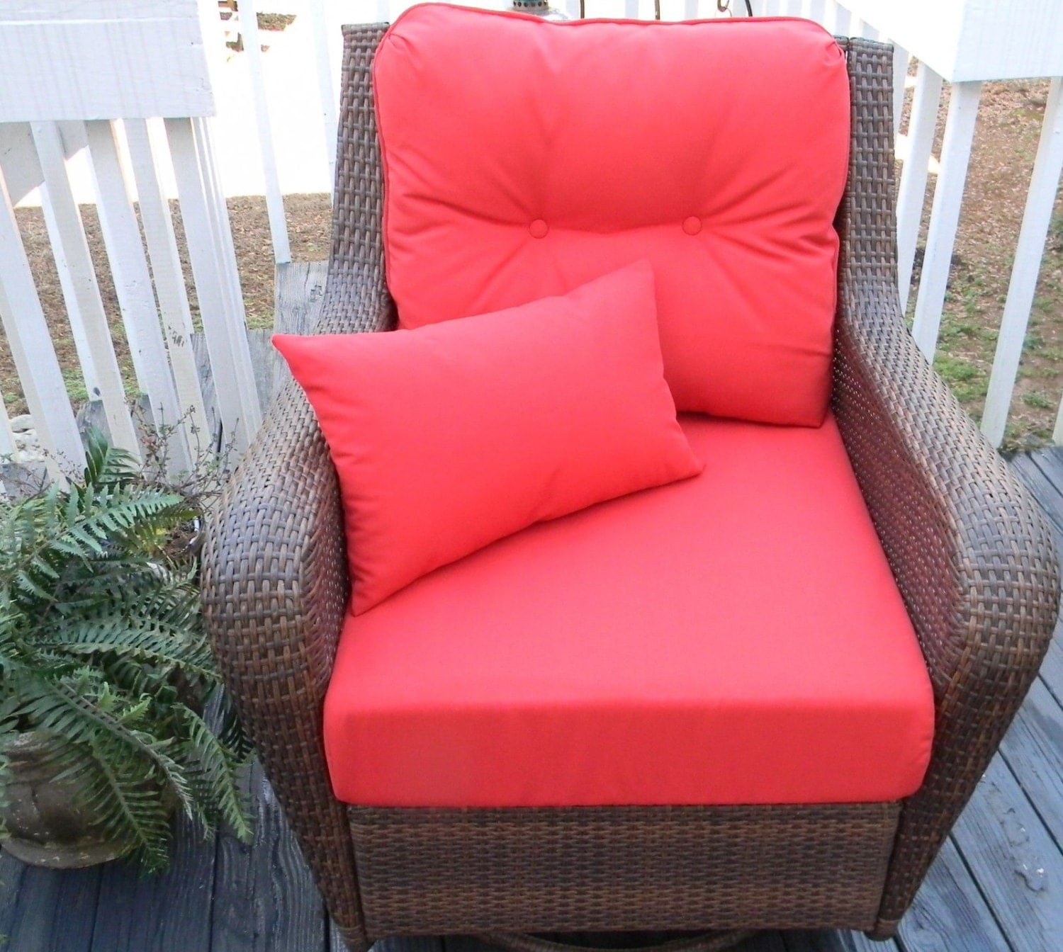 Indoor / Outdoor Cushions for Deep Seating-Seat & Back