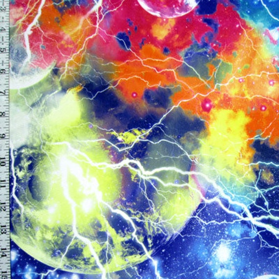 Lightning Storm Spandex Fabric By The Yard by GpopClothing on Etsy