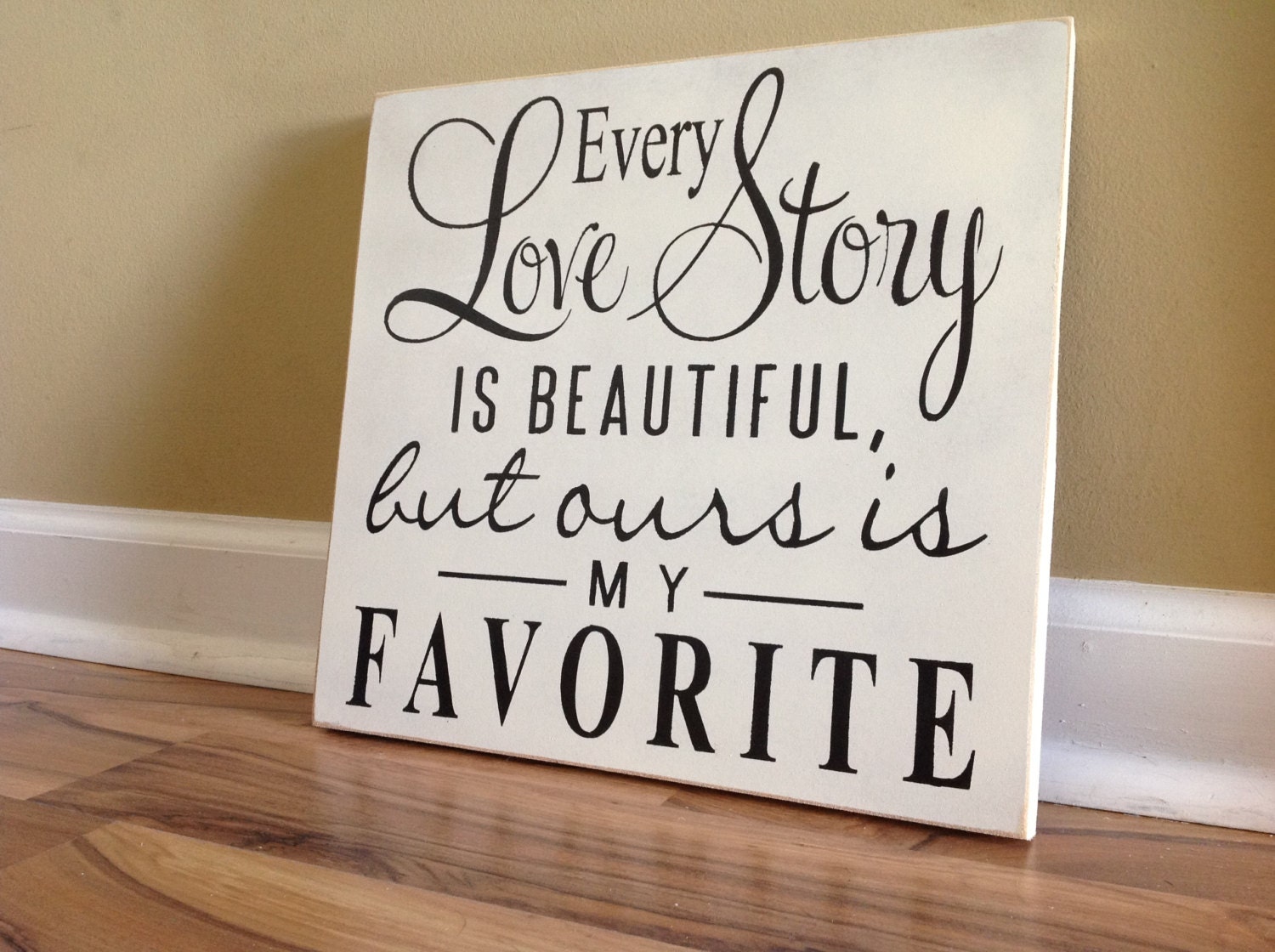Every love story is beautiful/wedding by GAGirlDesigns on Etsy