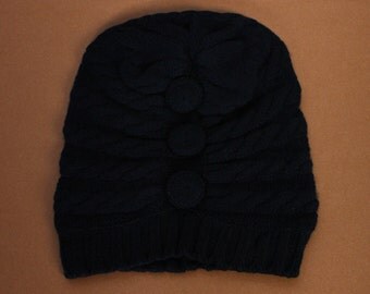 Black Bella Cashmere Hat