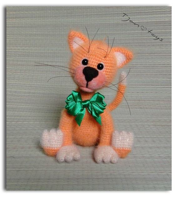 soft toy ginger cat