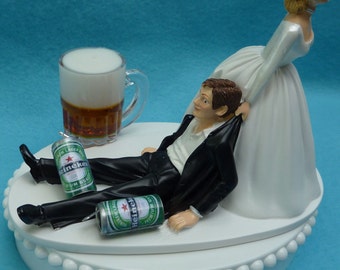 Bride Dragging Groom Liverpool Cake Topper Bride Dragging Groom Liverpool Cake Topper