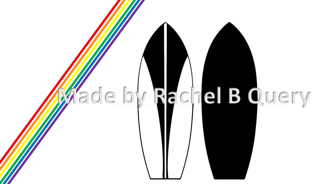 Surfboard Cut File SVG DXF Jpeg commercial use