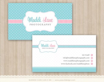 Bright Red Orange Pink Business Card Template by PopuriDesign
