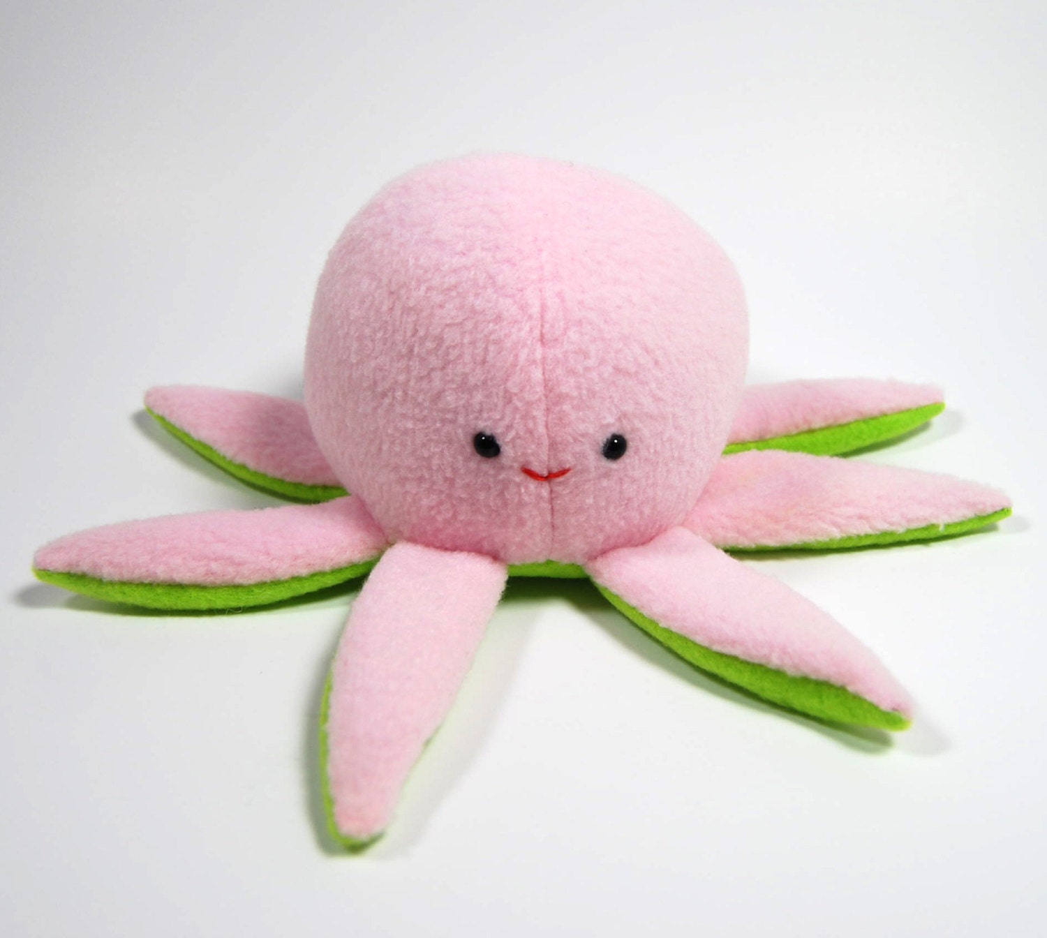 little pink octopus stuffed animal