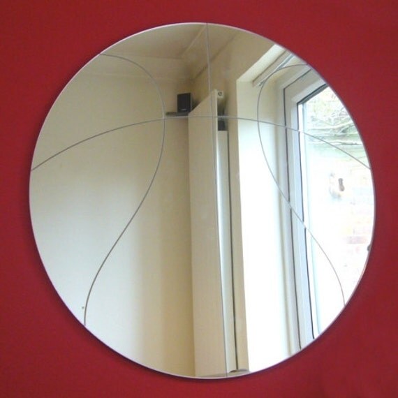 Basketball Shaped Etched Mirrors 5 Sizes Available