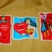 Vintage Valentines Superman Wonder Woman Batgirl Robin DC Comics 1982