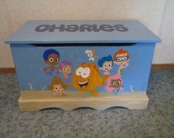 bubble guppies toy chest