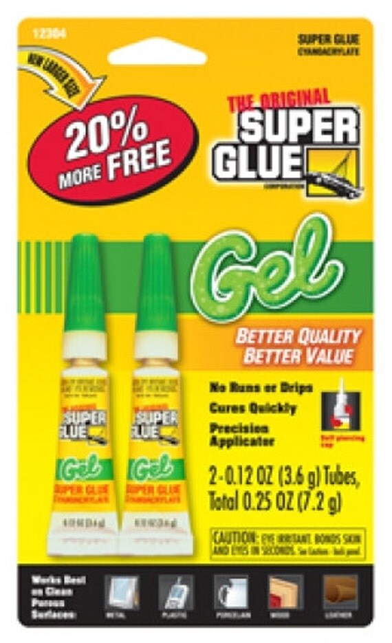 Download SUPER GLUE GEL Adhesive 2 Tubes x 3.6 g Tube jewelry wood