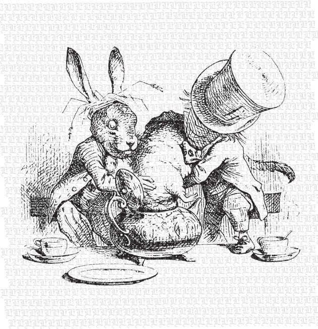 vintage clip art alice in wonderland - photo #50