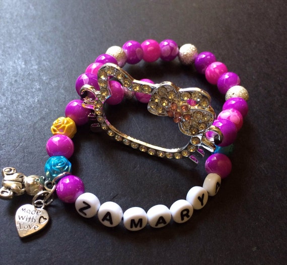Hello Kitty Bracelet Set by WristRageNJ on Etsy