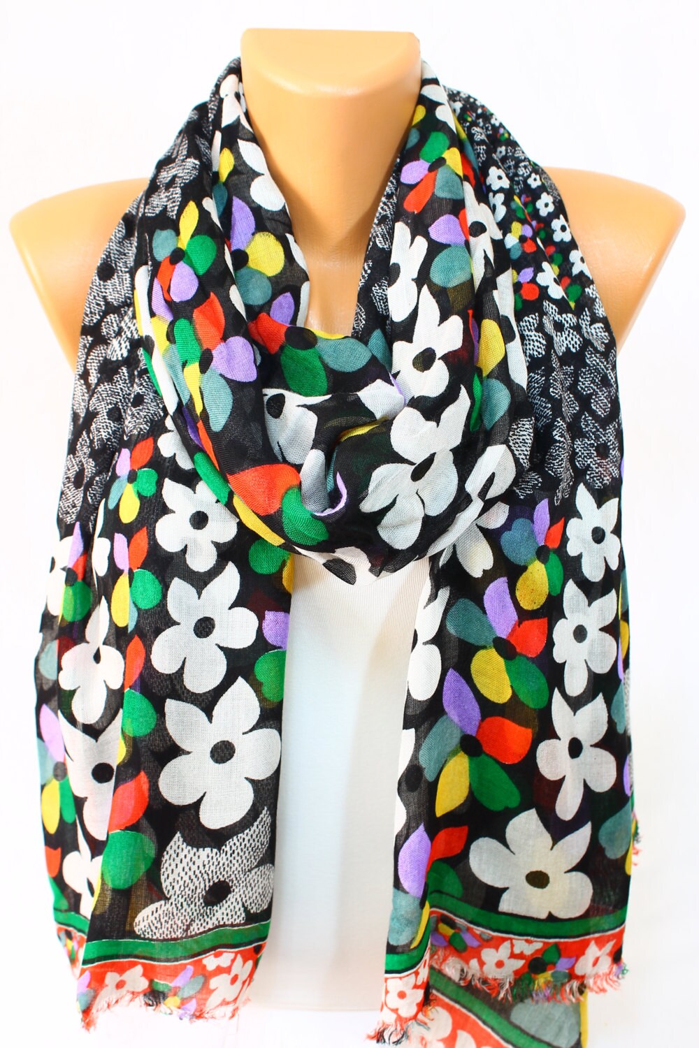 2017 new brand silk scarfs for women large long 180*110cm 100% silk scarf flower printed high 