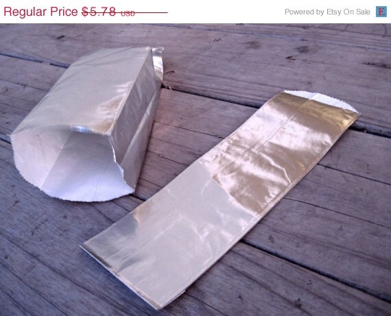 10% off - 24 Foil Hot Dog Bags - Favor Bag - Treat Bags Il_570xn