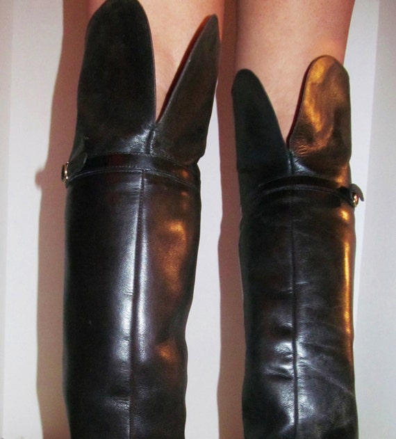 70s thigh high boots