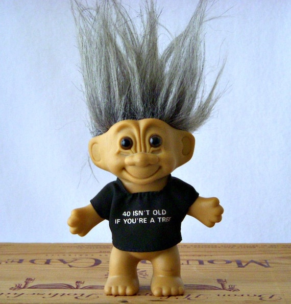 troll doll gray hair