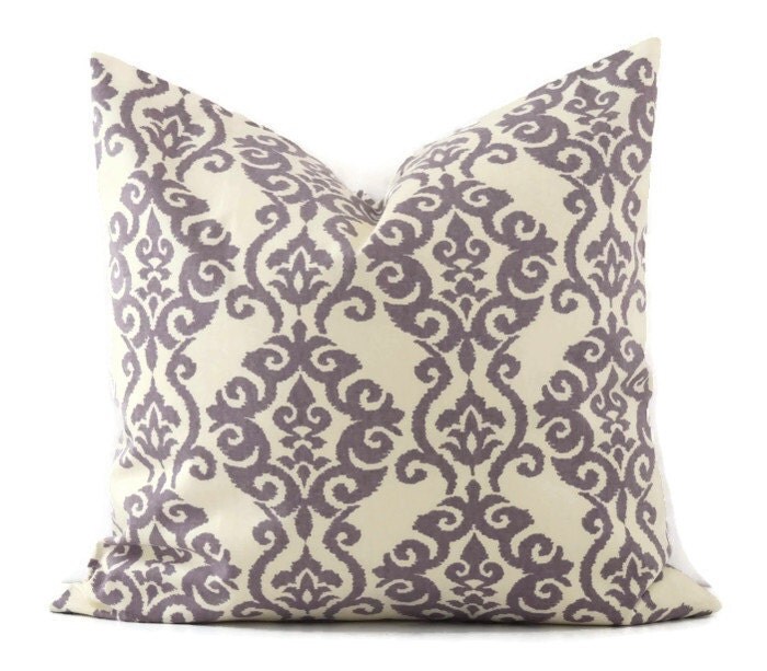 Purple Pillow Cover 22x22 Pillow Cover Decorative Pillows