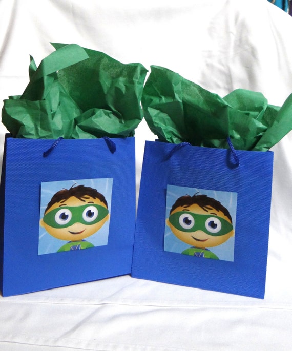 12-super-why-birthday-party-plastic-favor-bags