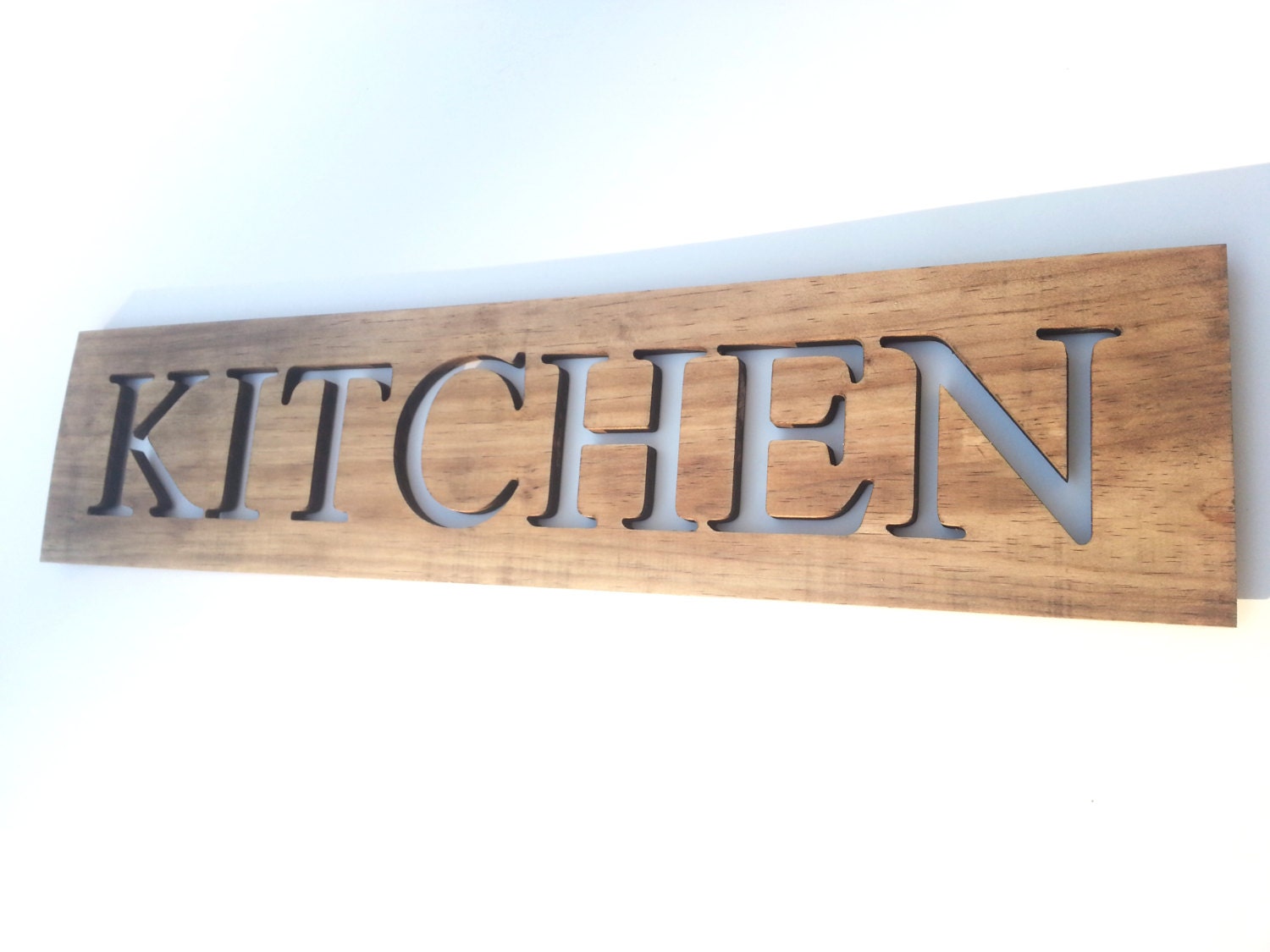 wooden kitchen signs table top cut letters