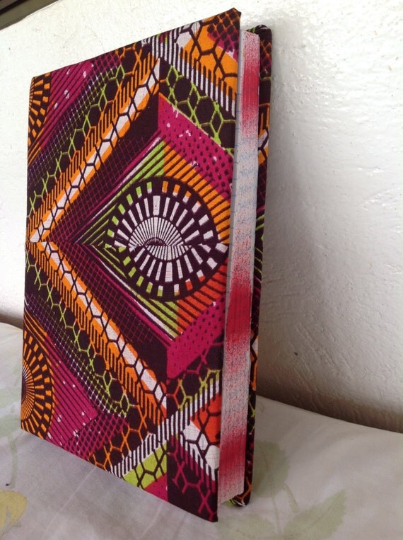 Geometric African Print Notebook / Ankara by AfroStyleCheck