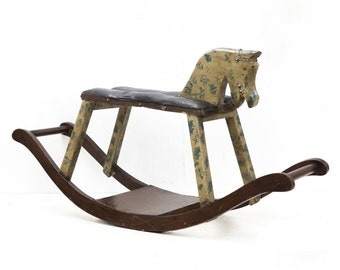 English Hand Painted Rocking Horse