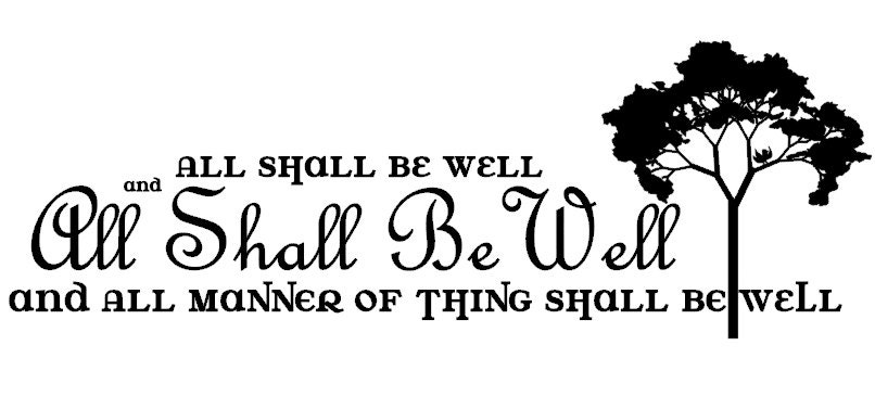 All Shall Be Well St. Julian of Norwich by LettuceLiftUp on Etsy