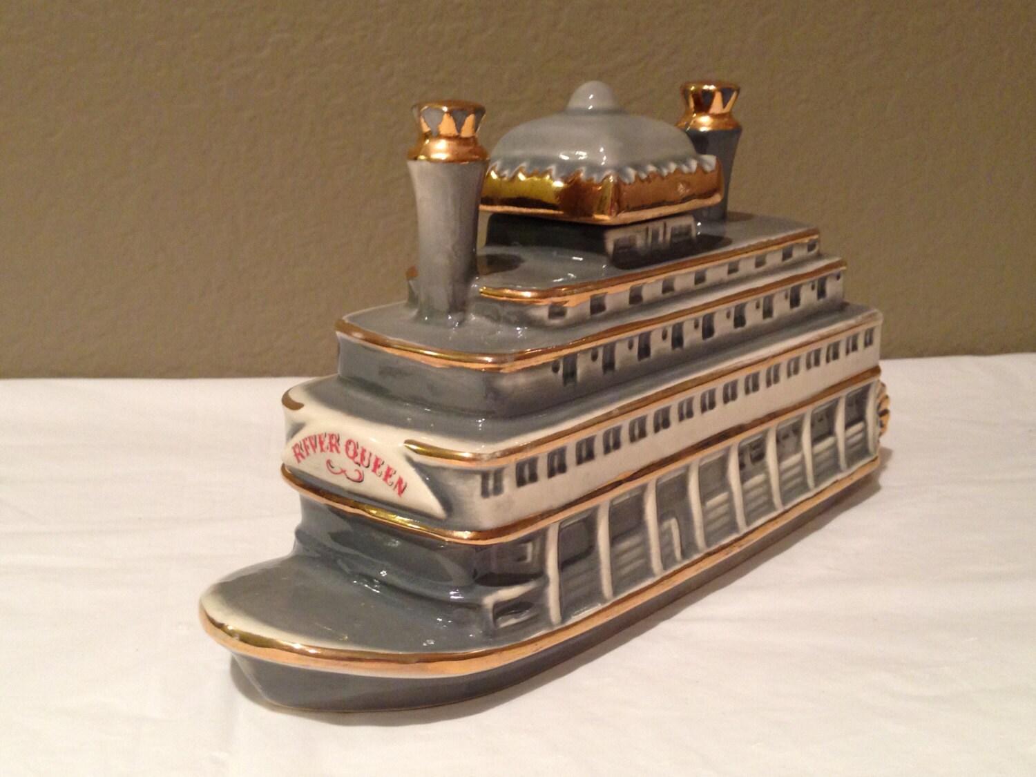 Vintage Paul Lux 1968 River Queen Liquor BottleBeautiful