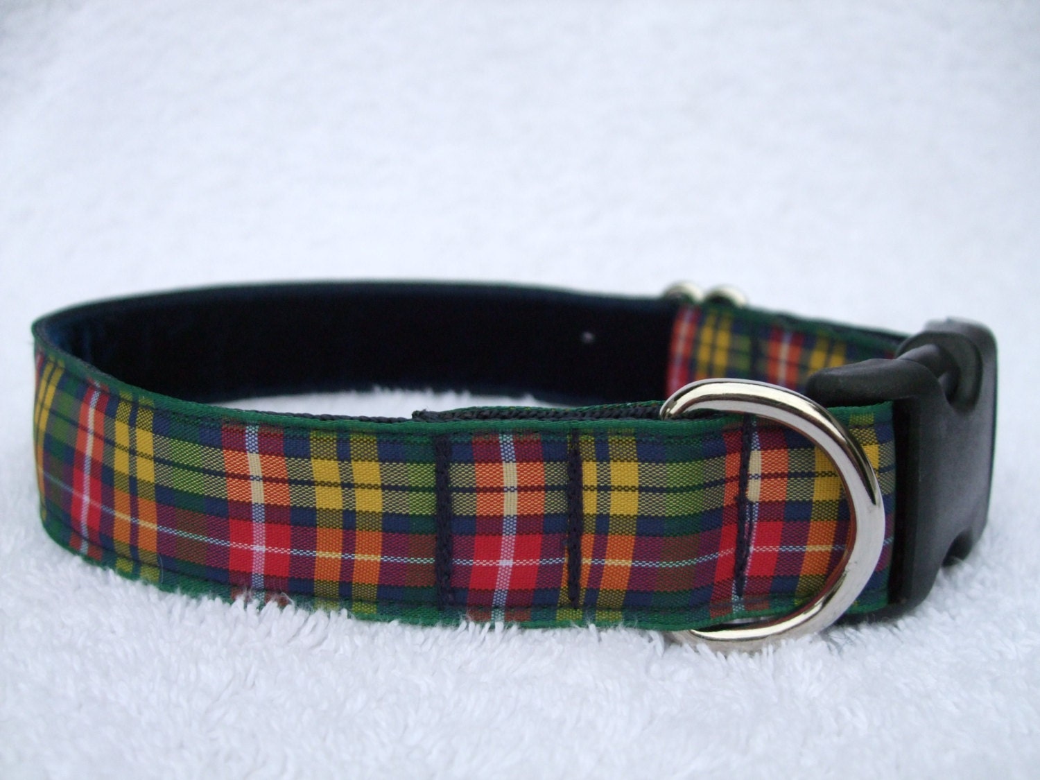 Buchanon Tartan / Scottish Plaid Dog Collar