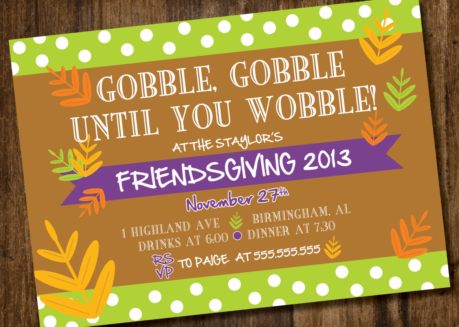 Friendsgiving Email Invitations 7