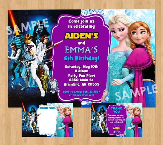 Dual Birthday Party Invitations 9