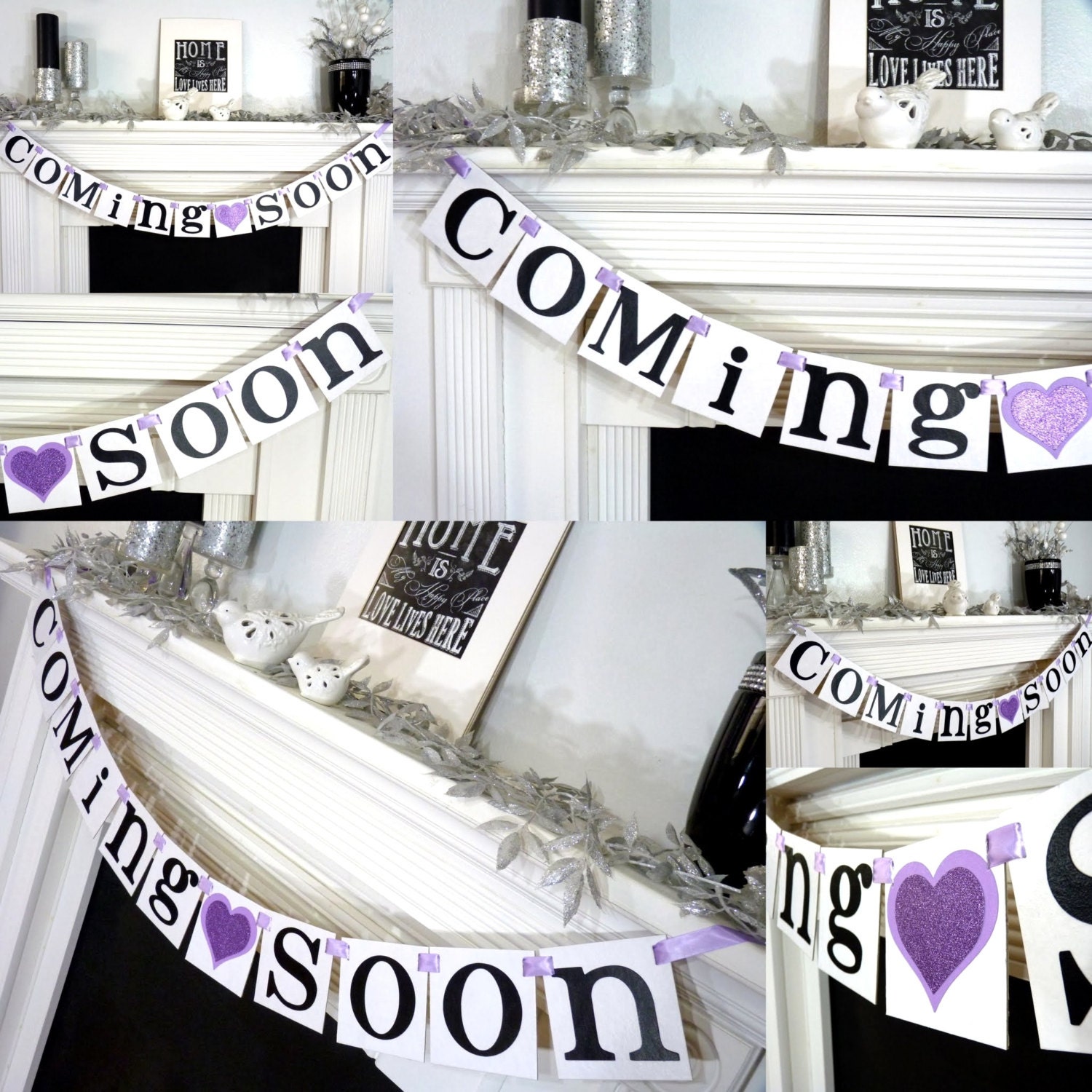 Coming Soon Banner / Baby Shower / Nursery Sign / Baby's1500 x 1500