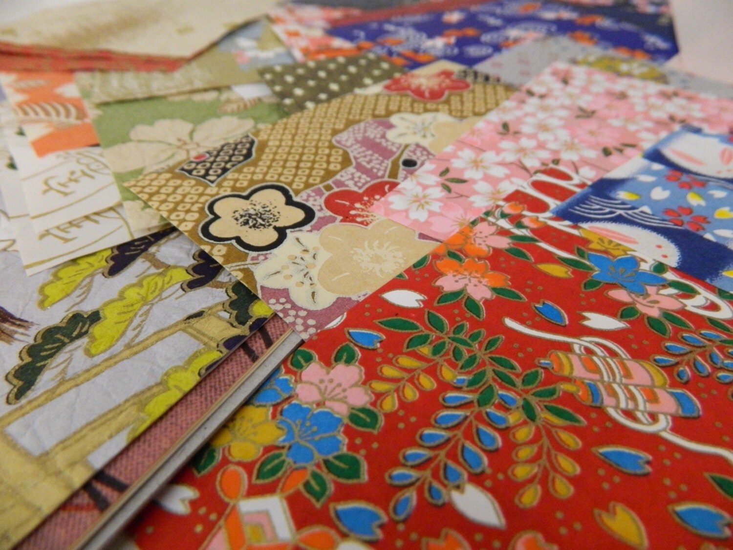 Yuzen washi paper pack Assorted japanese washi paper