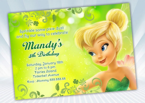 Tinkerbell Invitation