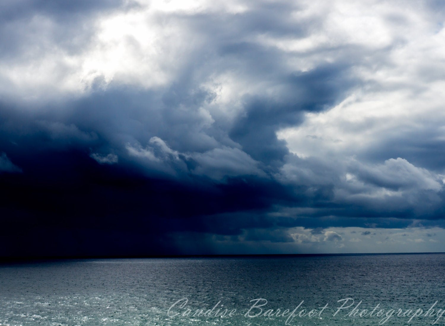 Stormy Blue Skies Storm Clouds Dark Blue Storm Clouds Ocean