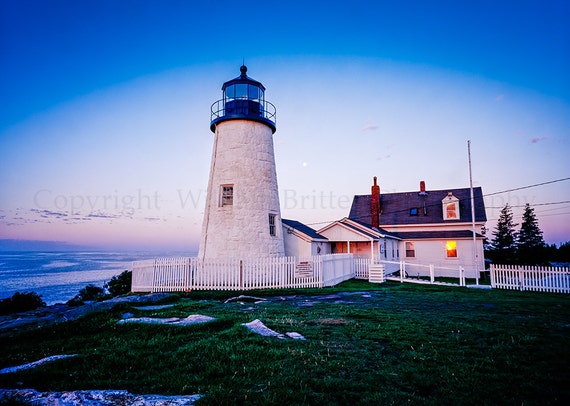 Pemaquid Point Lighthouse Digital Download Stock Photography