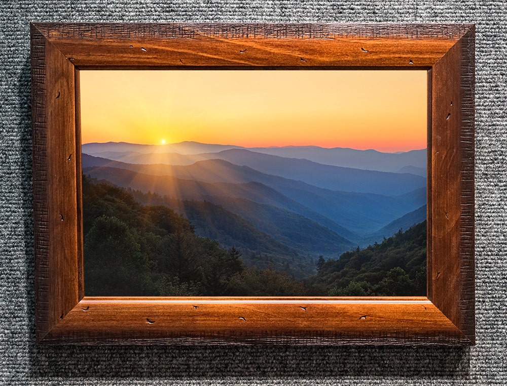 Framed Smoky Mountains Sunrise Fine Art Photo from William